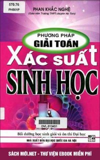 Tải Phương pháp giải toán xác suất Sinh học PDF