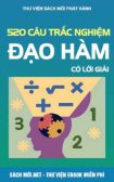 Tải 520 Câu trắc nghiệm Đạo hàm (có lời giải) PDF