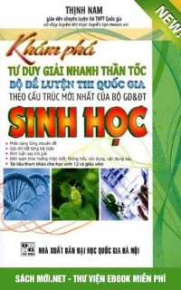 Tải sách Khám phá tư duy giải nhanh thần tốc Sinh học PDF