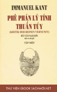 Download sách Phê Phán Lý Tính Thuần Túy PDF