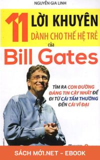 Download sách 11 Lời Khuyên Dành Cho Thế Hệ Trẻ Của Bill Gates PDF/PRC/MOBI/EPUB/AZW3