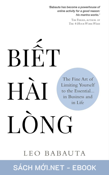 Tải ebook Biết Hài Lòng PDF/EPUB