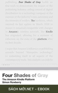 Tải ebook Bốn Sắc Thái Của Màu Xám - Nền Tảng Kindle Của Amazon PDF/MOBI/EPUB/AZW3