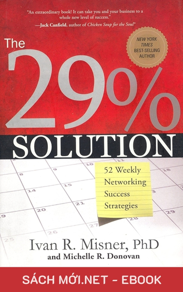 Tải ebook 29% Solution: 52 Tuần Mở Rộng Mạng Lưới Kinh Doanh PDF/EPUB